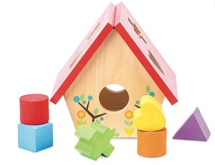 Le Toy Van Petilou Bird House Shape Sorter - Le Toy Van : Petilou : My Little Bird House Shape Sorter (520x520)