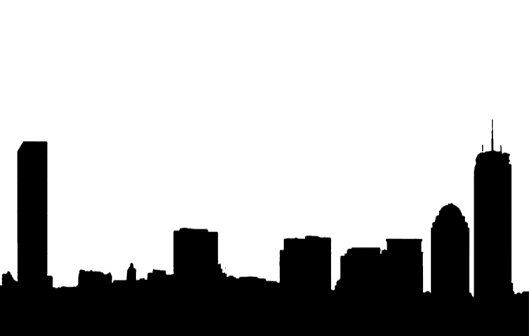 Boston Skyline Silhouette (754x479)