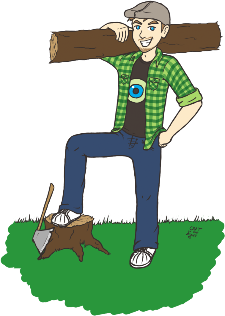 Outoftheashes95 Lumber-jacksepticeye By Outoftheashes95 - Cartoon (1024x1308)