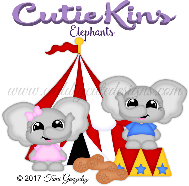 Cutiekins-elephants - Elephants (610x600)