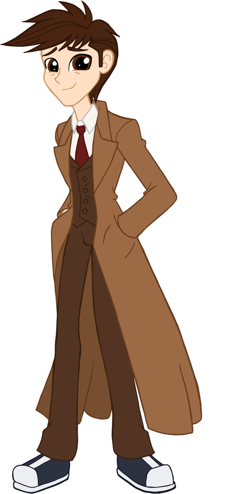 Equestria Girls Doctor Who - 10th Doctor Fan Art (1024x1780)