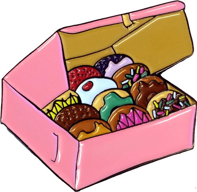 This Pinkbox Can Make Any Day Better - Enamel Pins Doughnut (800x800)