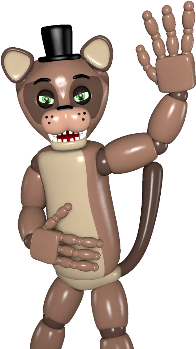Popgoes The Weasel [render] By Arrancon - Five Nights At Freddy's Popgoes (710x1124)