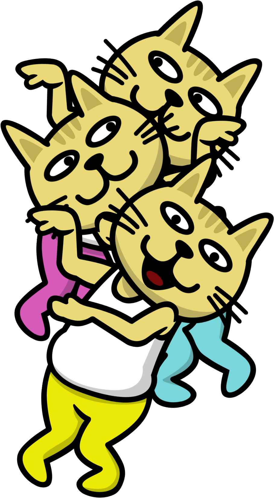Lumbercats - Lumberjack Rhythm Heaven (908x1653)