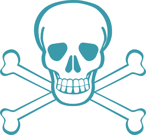 Embed This Clipart - Skull And Crossbones (512x471)