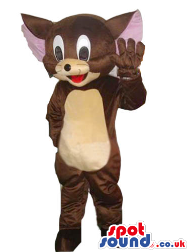 Tom And Jerry Cartoon - Tom And Jerry Jerry Mouse Mascot Costume Adult Size (600x600)