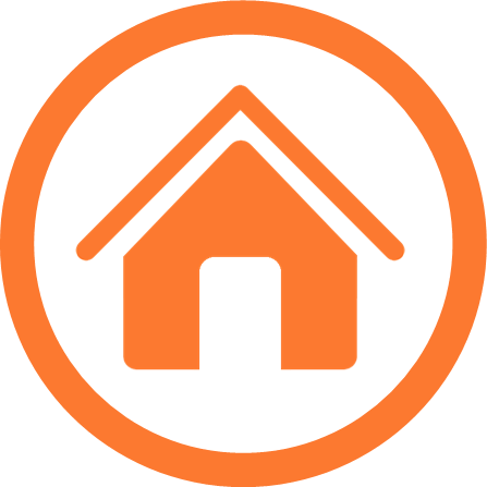 With Home Icon Png - Portrait Of A Man (447x447)