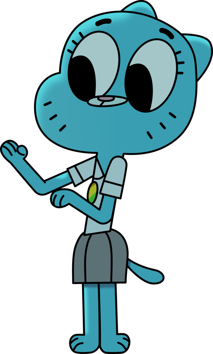 Nicole In'the Fridge' By - Amazing World Of Gumball (694x1152)
