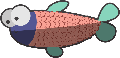 Fish With Big Eyes And Elongated Body - Fish With Big Eyes And Elongated Body (550x550)