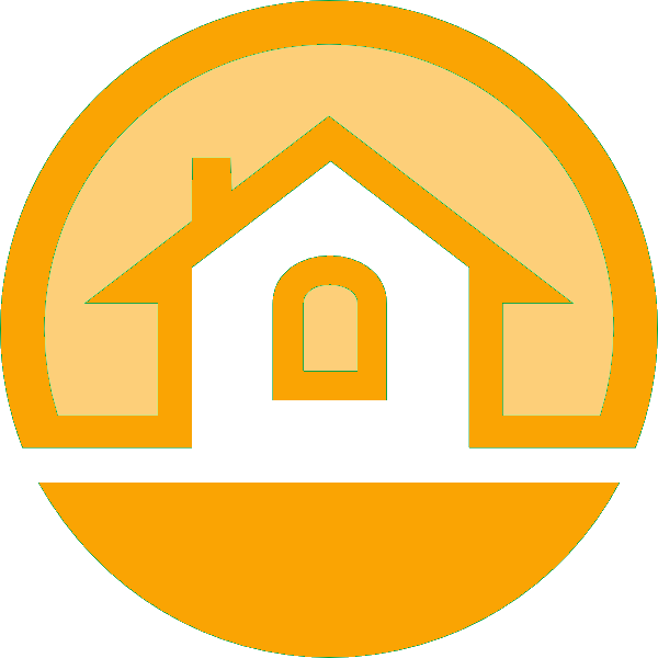 Free House Icons Png - House Icon Png Orange (600x600)