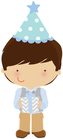 ○••°‿✿⁀presents‿✿⁀°••○ - Boy Birthday Clip Art (286x516)