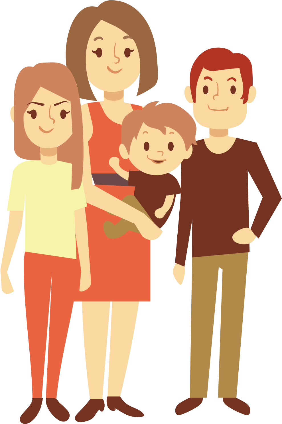 Nuclear Family Euclidean Vector Child Illustration - Different Types Of Families (1500x1500)