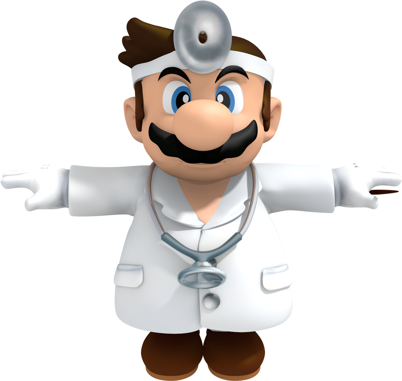 Mario Classic - Dr Mario 3d Model (1500x1500)