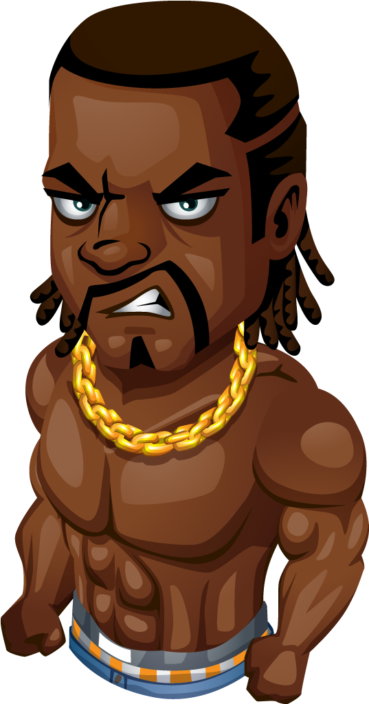 Gangsta Cartoon Characters - Thug Cartoon Png (1024x1024)
