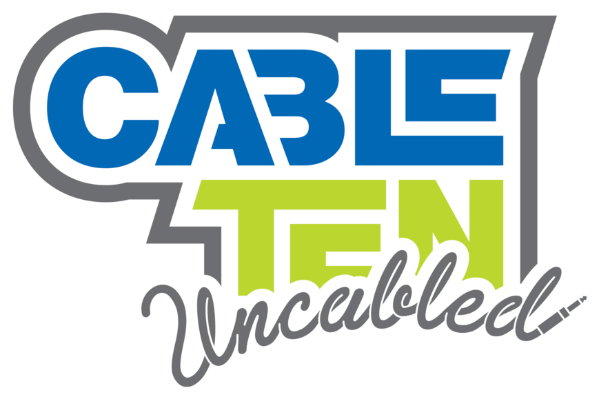 Cable Ten Uncabled Logo Final Stacked White Outline - Fort Collins Food Truck Rally (1000x710)