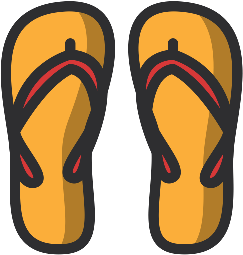 Slippers Icon Png (512x512)