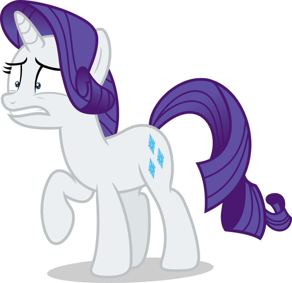 Mlp Fim Rarity - My Little Pony Rarity Worried (1024x991)