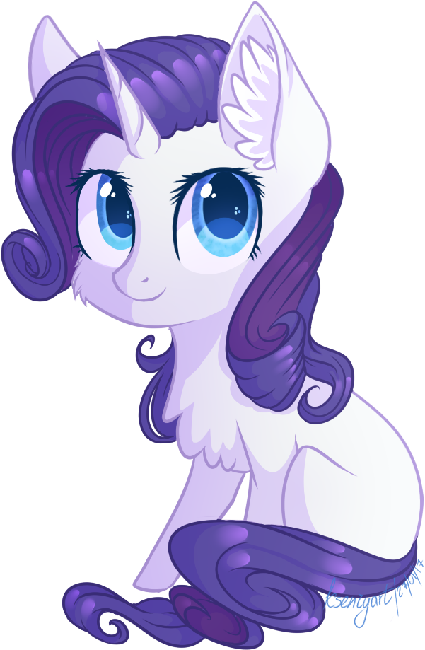 Chibi Rarity By Kseniyart - Pixel Art Rarity Mlp (668x978)
