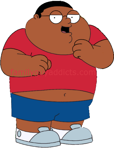 Cleveland Jr - Cartoon (387x502)