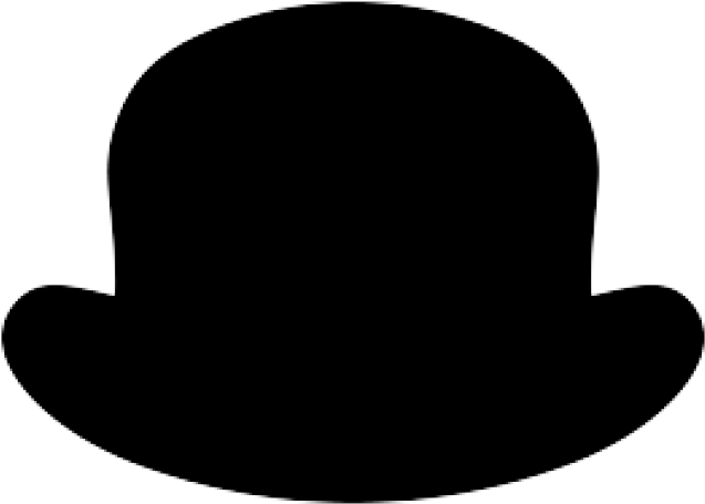 Hat Clipart Silhouette - Top Hat Clipart (640x480)