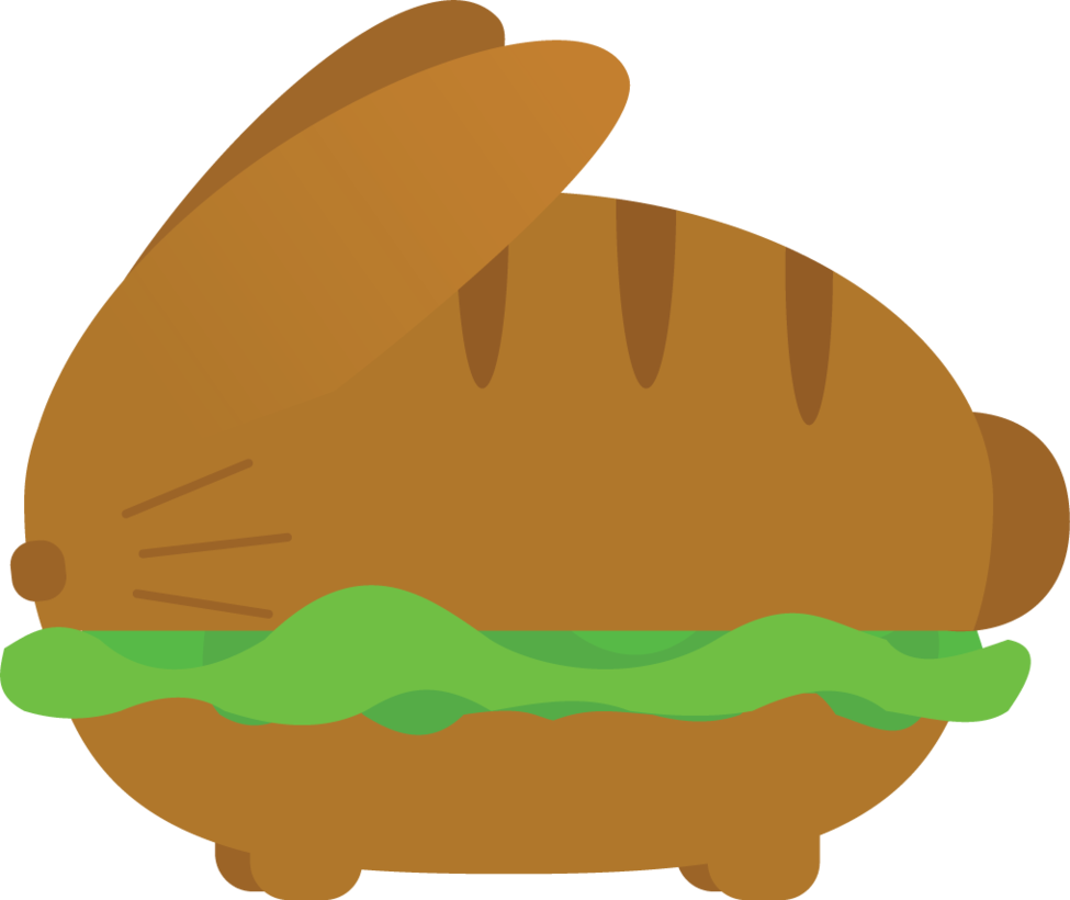 Lettuce Bun Bun By Radioactiveflowers - Fast Food (975x820)