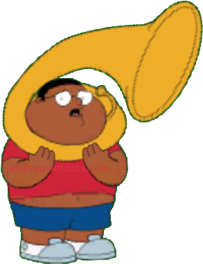 Cleveland Jr Practice Tuba - Cartoon (305x408)