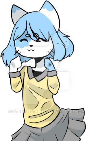 Oh A Furri By Garbage Art Boy - Art (900x506)