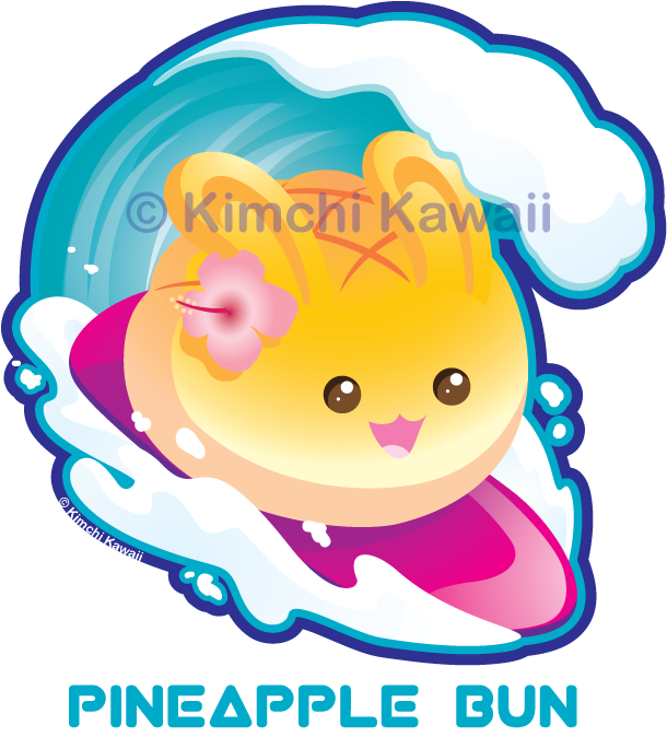 Cute Pineapple Bunny By Kimchikawaii - Cute Pineapple Bunny By Kimchikawaii (720x720)