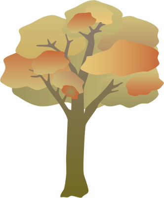 Ian Symbol Generic Tree Fall - Tree (332x400)