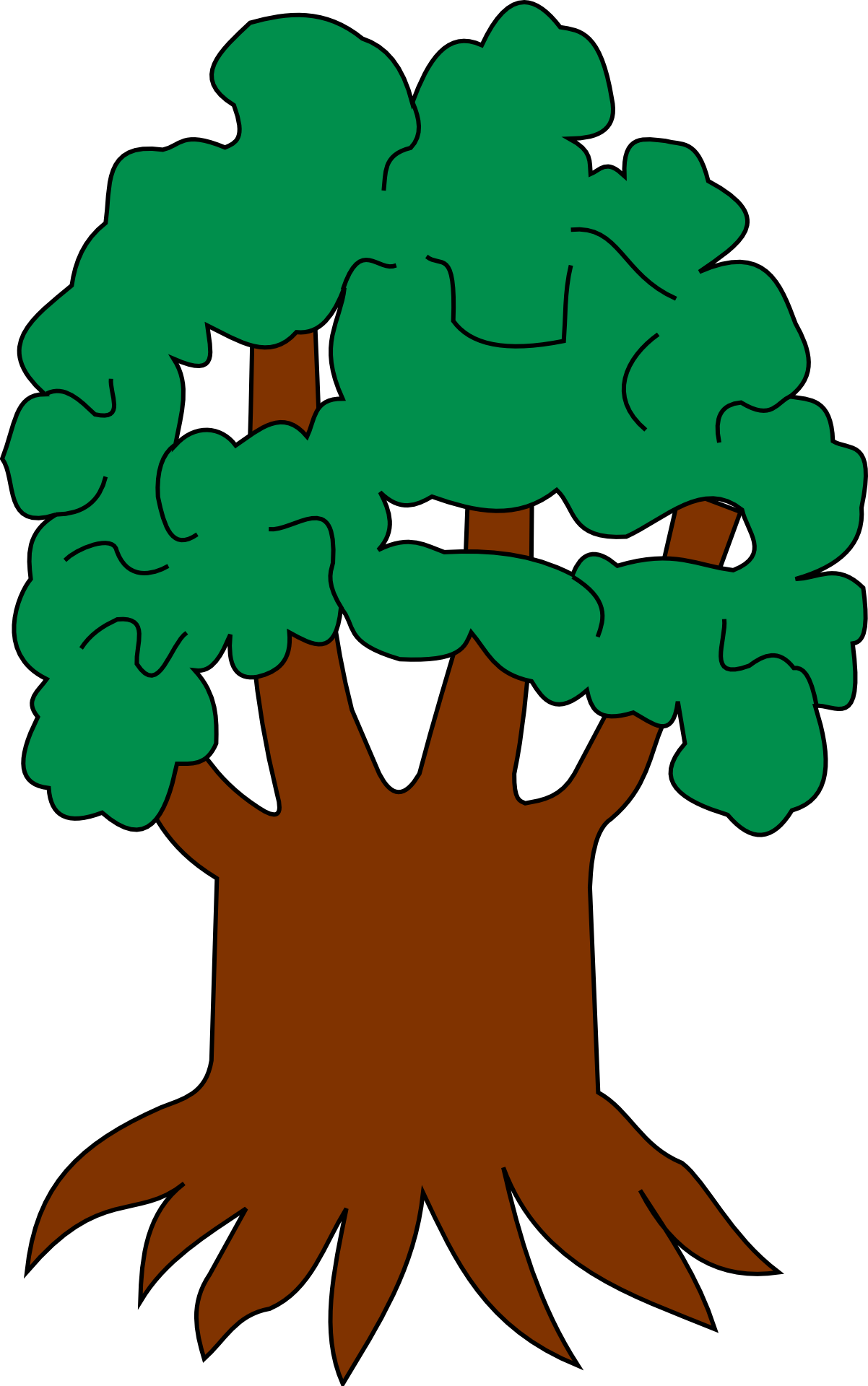 Tree Symbol Heraldry Clip Art - Tree Symbol Heraldry Clip Art (1202x1920)