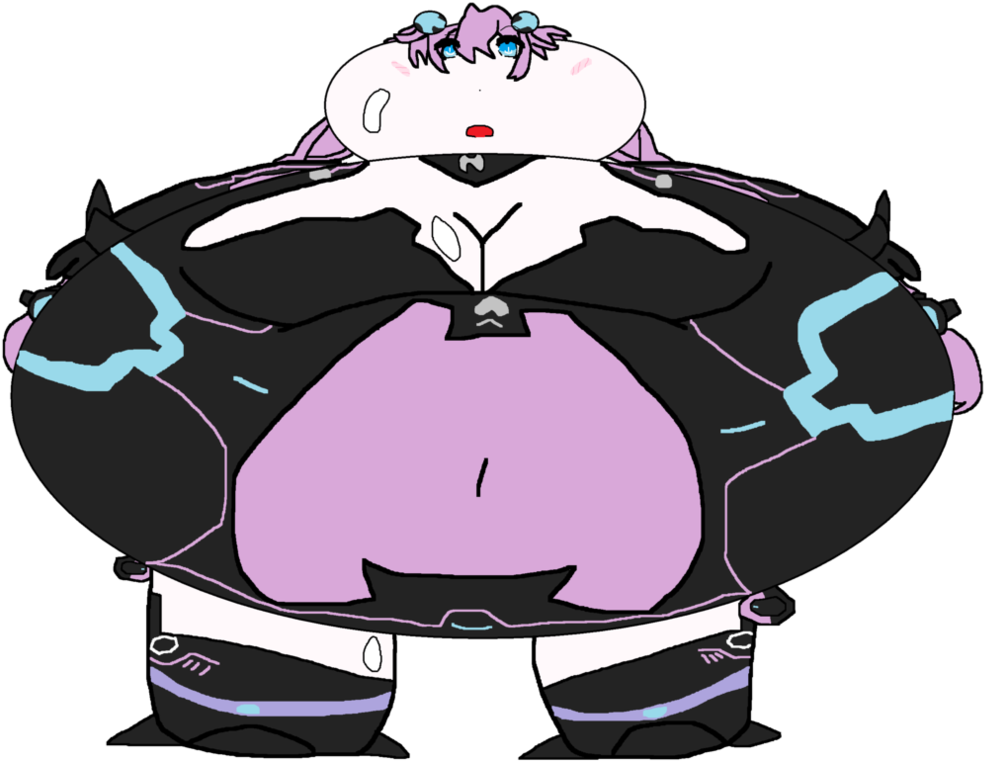 Purple Heart Just Get Fat By Gustavomunozbastias - Cartoon (1012x790)