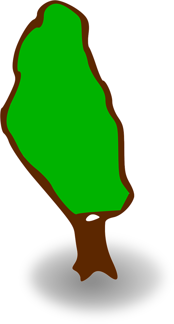 Tree Map Symbol Environment Png Image - Clip Art (2400x2400)