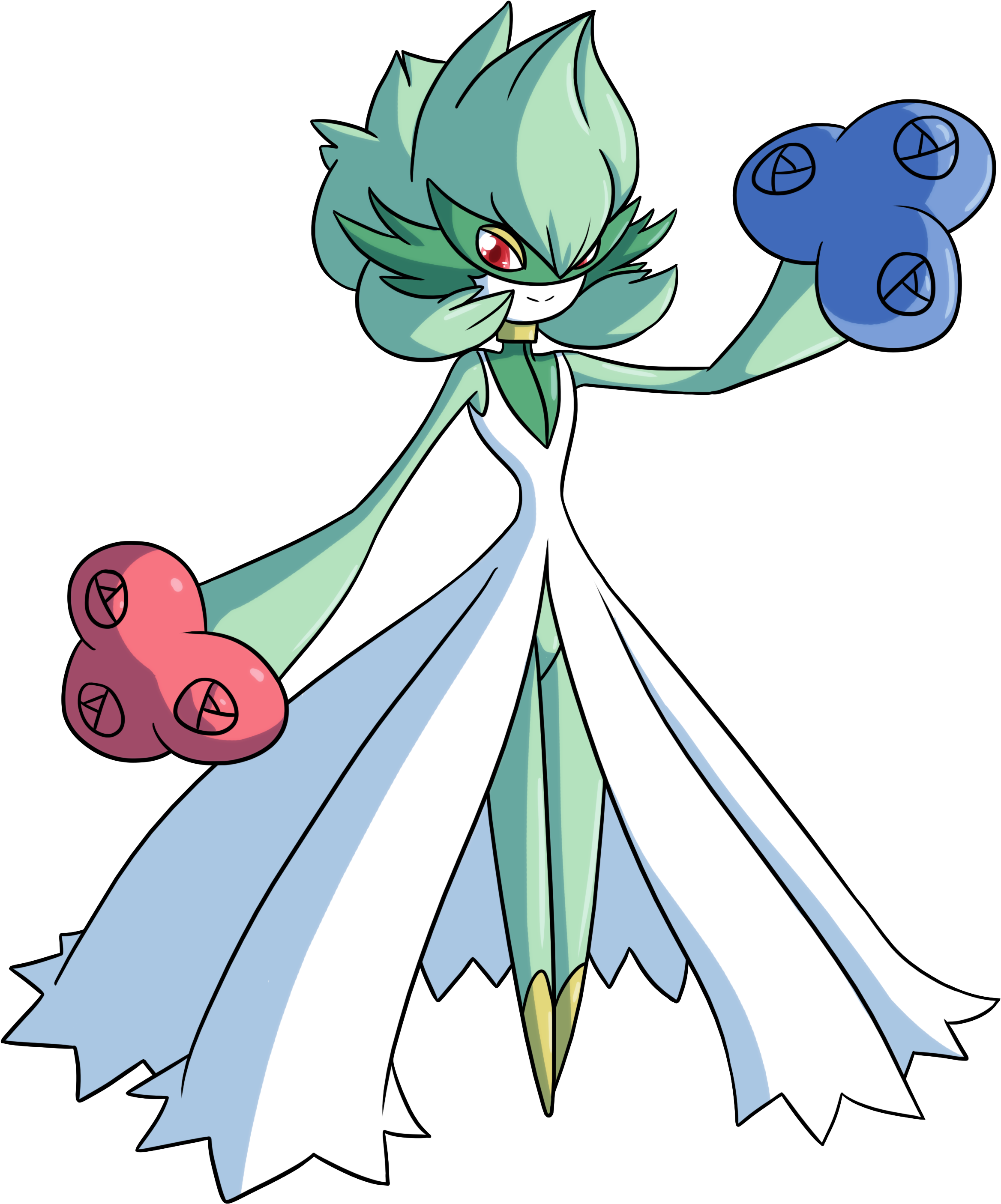 Emergency Fusion Commission - Pokemon Fusion Gardevoir (2953x2953)