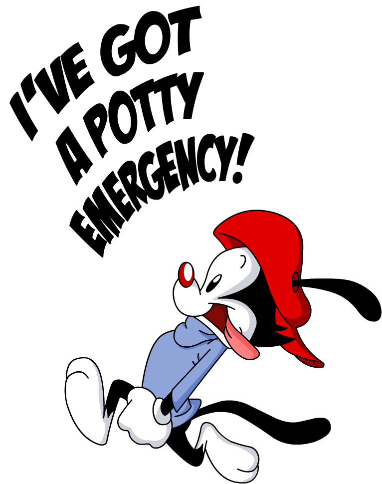 Revamp By Little-power ' - Wakko Warner Potty Emergency (766x970)