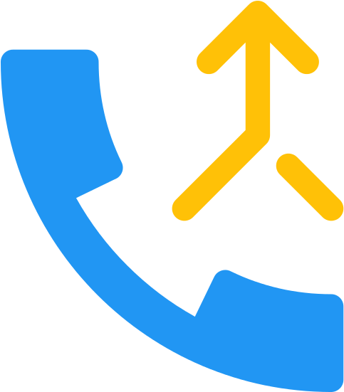 Merge Call Vector Icon Illustration - Icon (550x550)