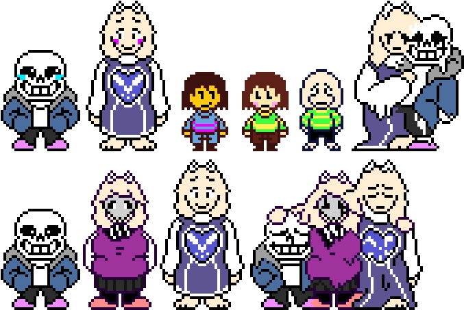“ Soriel Au - Toriel Au Sprites (684x460)