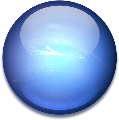 Marble - Clipart - Neptune Icon Png (512x512)