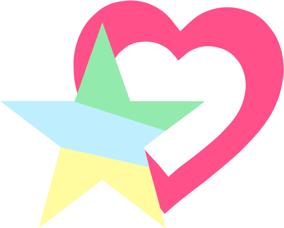 Line Pink M Heart Logo Clip Art - Rainbow (1024x1024)