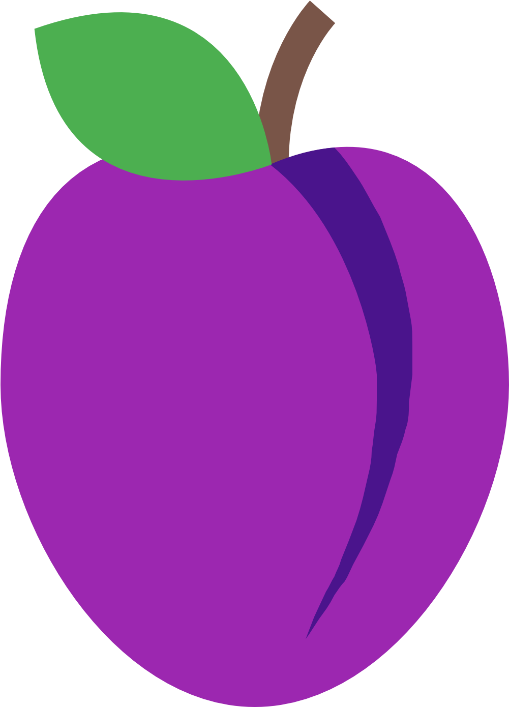 Common Plum Computer Icons Symbol Fruit Clip Art - Plum Icon Png (1600x1600)