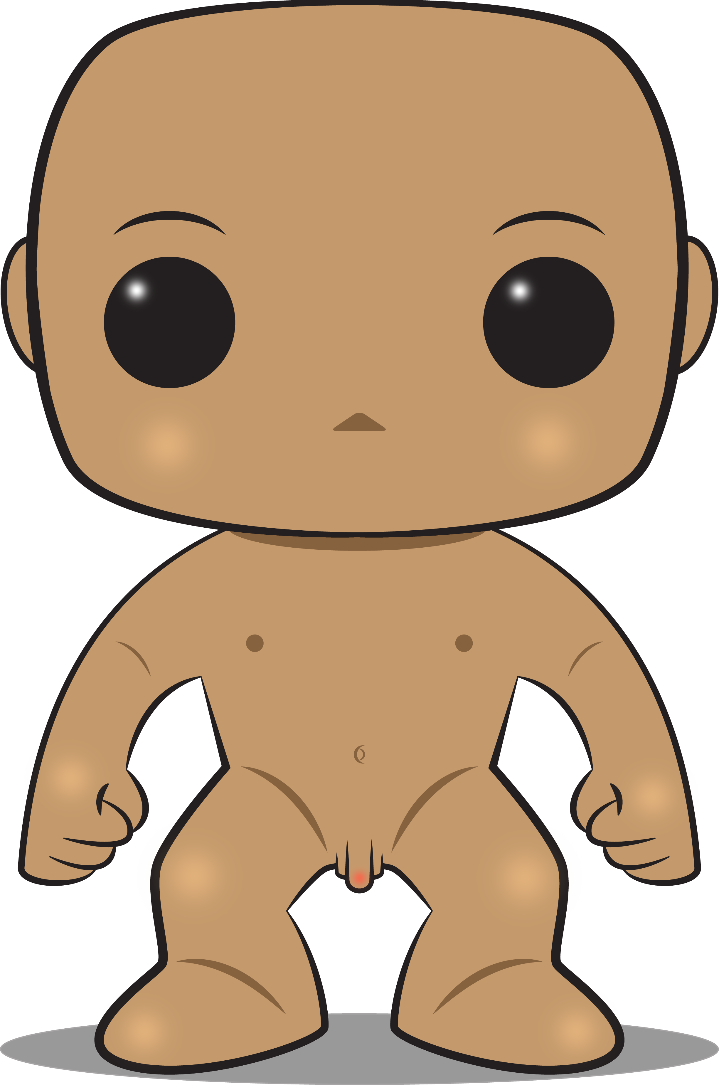 Naked Funko Pop On Behance - Naked Funko Pop (2449x3695)
