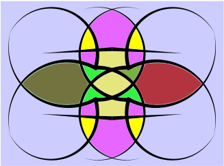 Spiro Curves Png Images - Stained Glass (424x600)