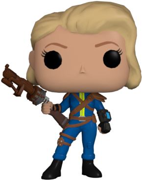 Fallout 4 Lone Wanderer Fallout Funko 3d Pop - Funko Pop Lone Wanderer Female (399x399)