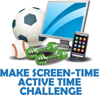 Make Screen-time Active Time Challenge - Reduce Screen Time (350x350)