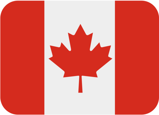 Canada Emoji Rh Emojiterra Com Canada Flag Emoji Facebook - Canadian Flag Throw Blanket (512x512)