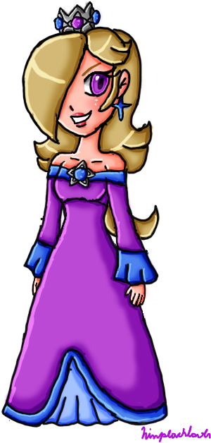 Mario And Luigi Invaders From Space-rosalina By Ninpeachlover - Rosalina (400x700)