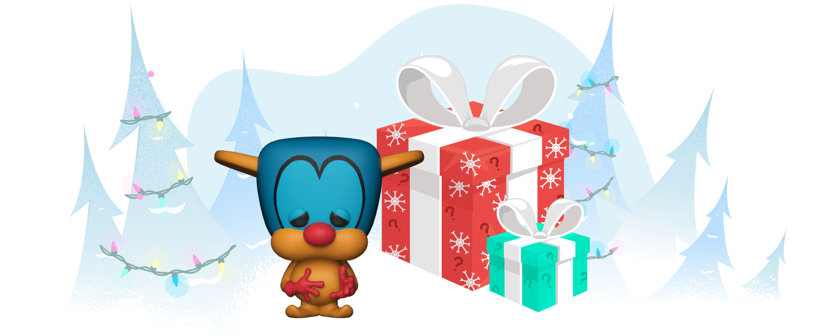 Funko's 12 Days Of Christmas - Looney Tunes (1606x673)