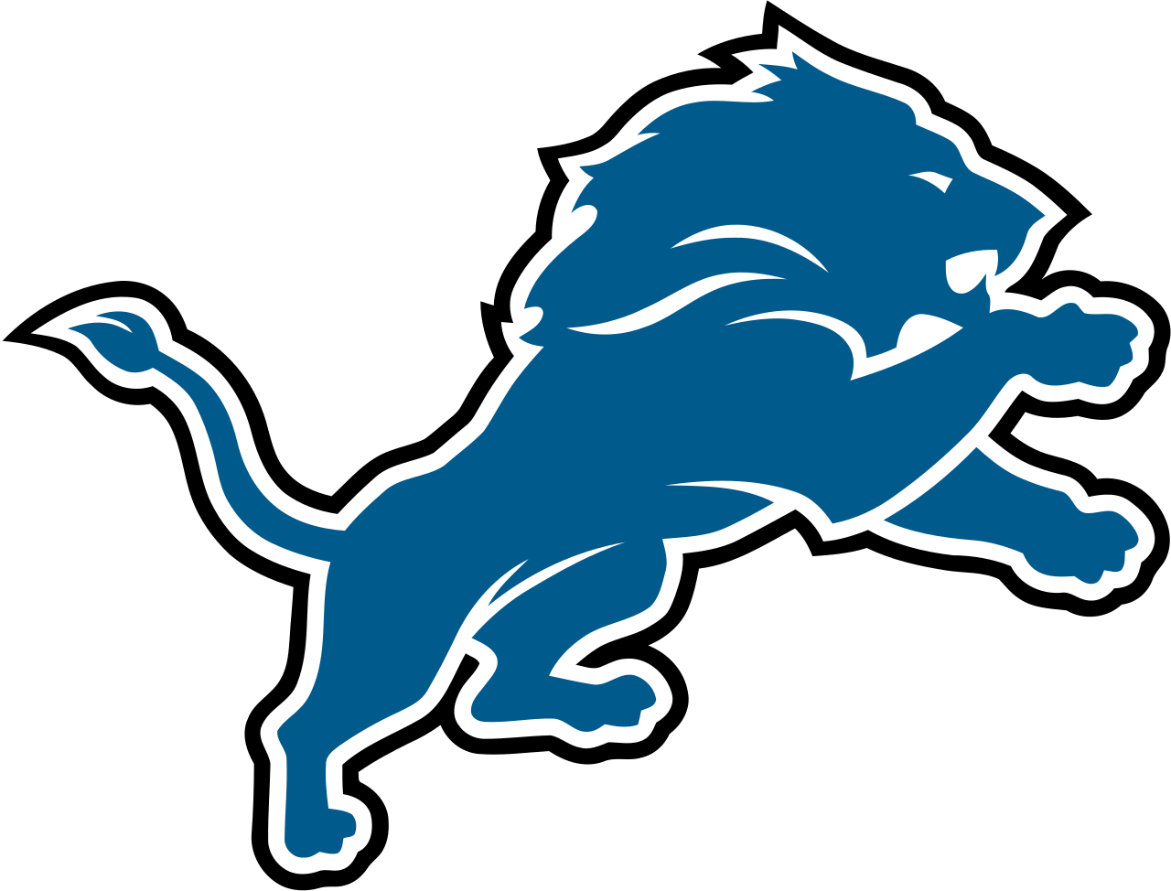Detroit Lions Give Up On A First Rounder - Detroit Lions Logo (1280x974)