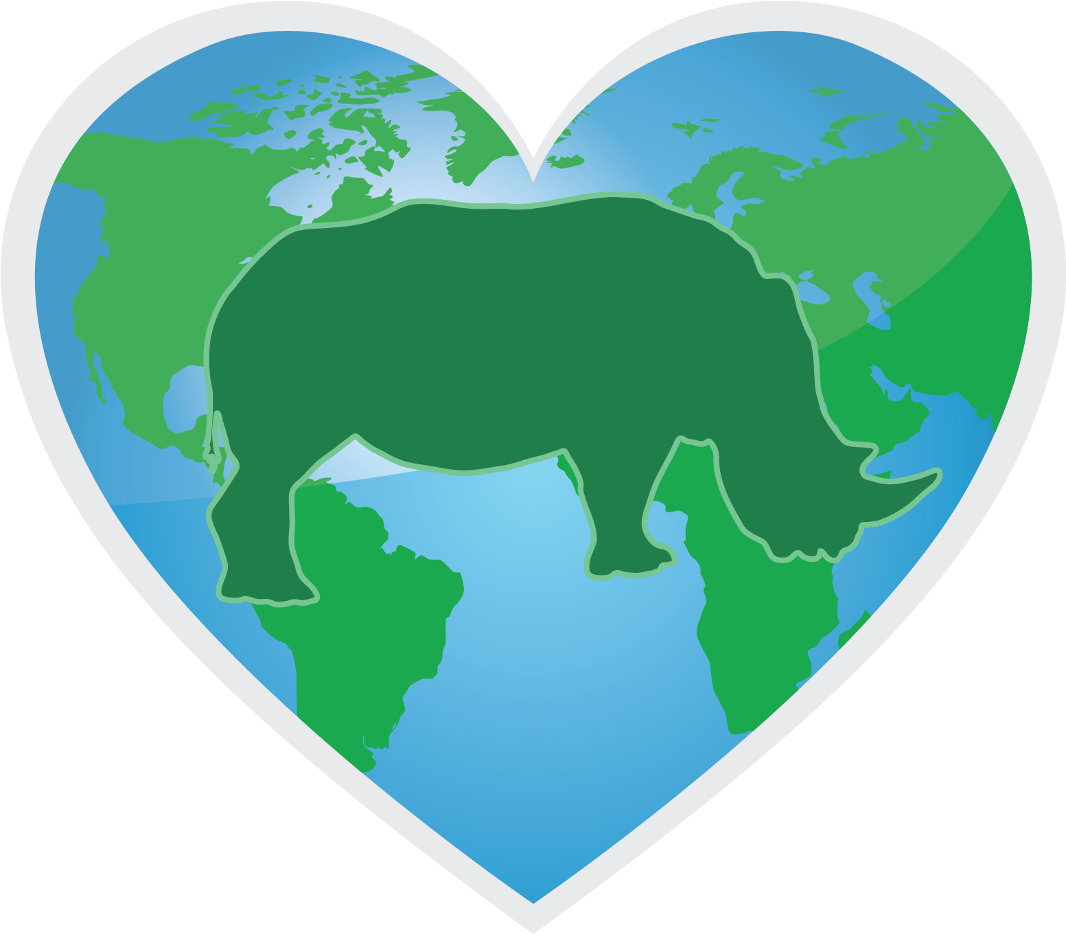 The Perfect World Foundation Rhinoceros Logo Green - The Perfect World Foundation Rhinoceros Logo Green (1625x1625)