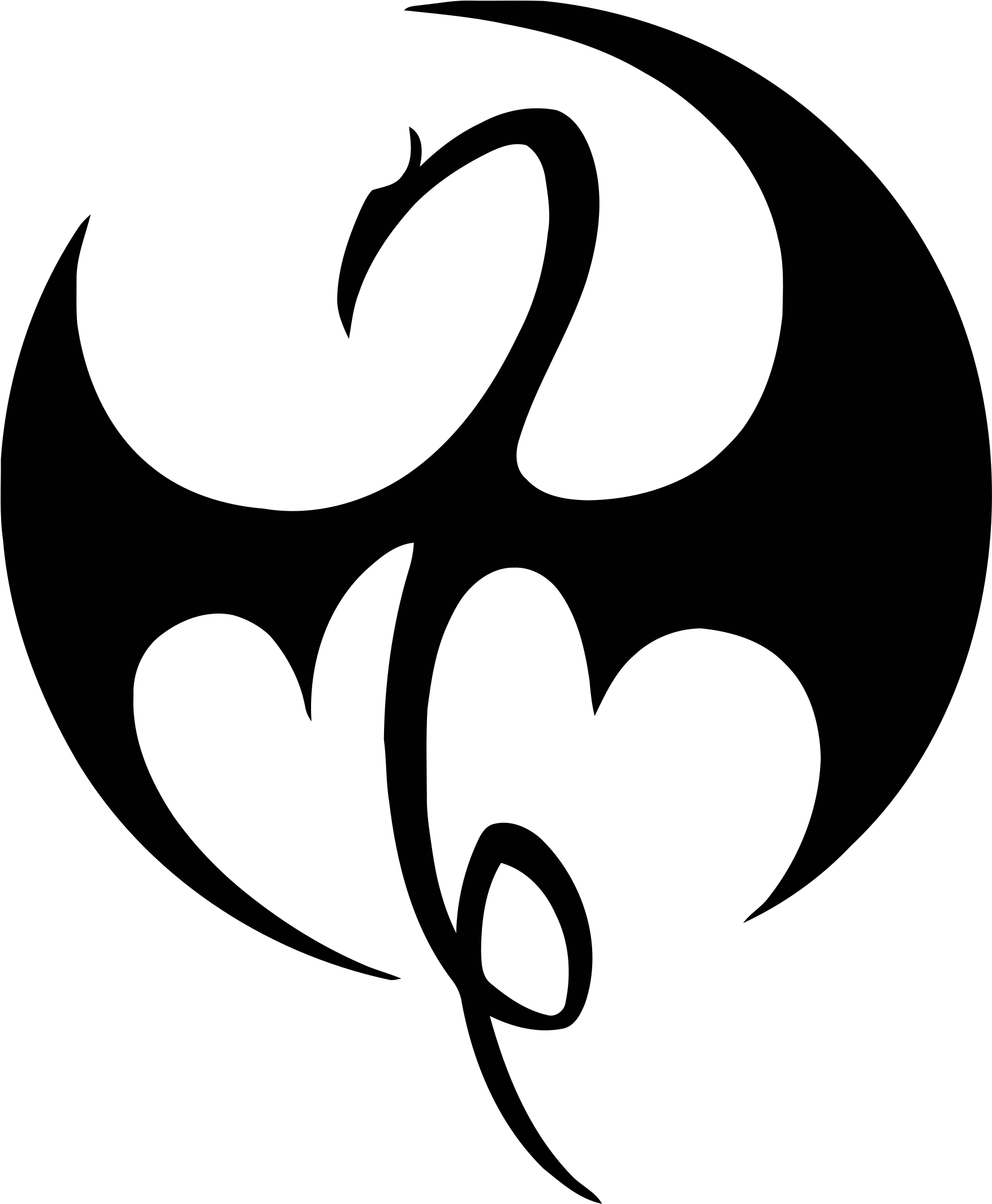 Marvel's Iron Fist Logo Png Transparent - Iron Fist Logo Png (2400x2400)