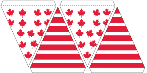 Get It Now - Canada Day Printable Decorations (500x386)